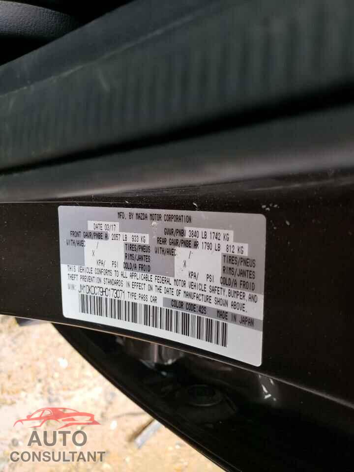 MAZDA CX-3 2017 - JM1DKDC79H0173071