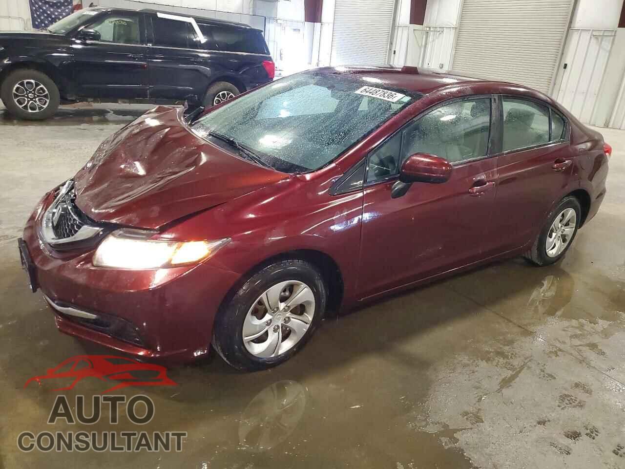 HONDA CIVIC 2014 - 19XFB2F57EE009683