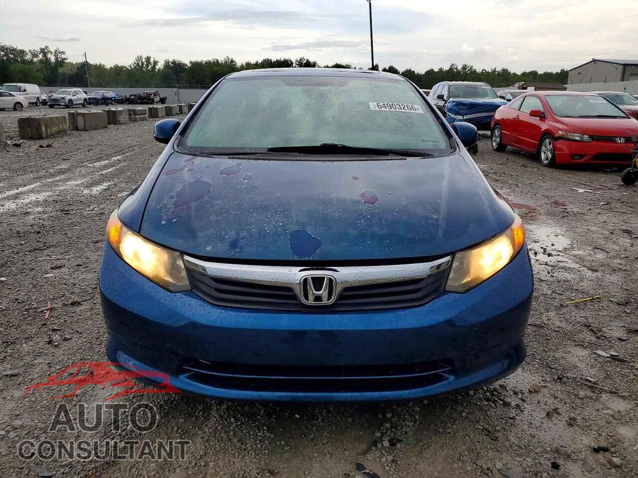 HONDA CIVIC 2012 - 19XFB2F89CE016433