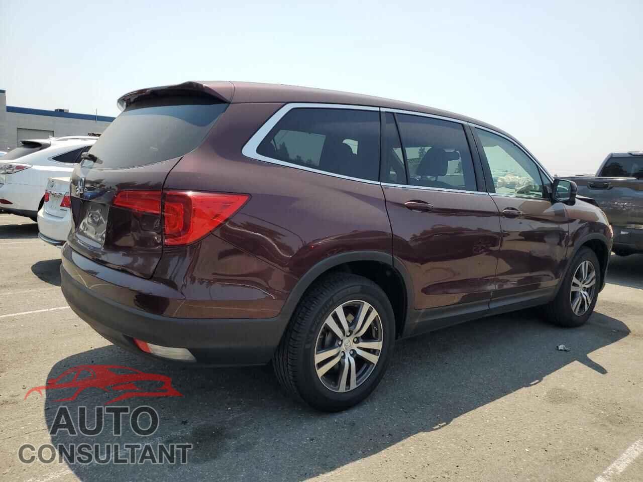 HONDA PILOT 2017 - 5FNYF5H89HB039191