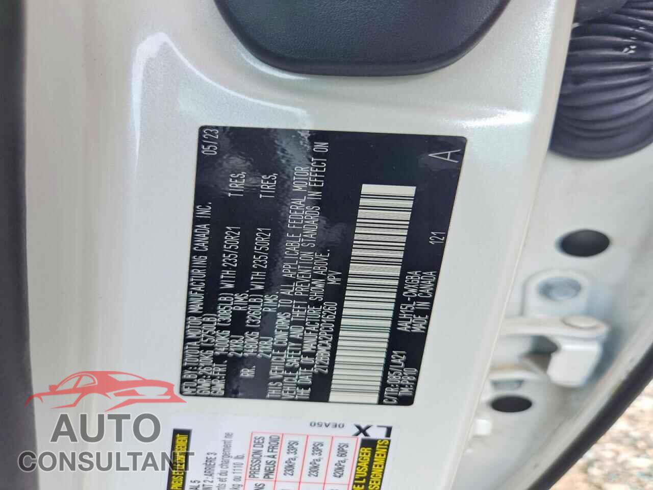 LEXUS UNKNOWN 2023 - 2T2BBMCA2PC016260