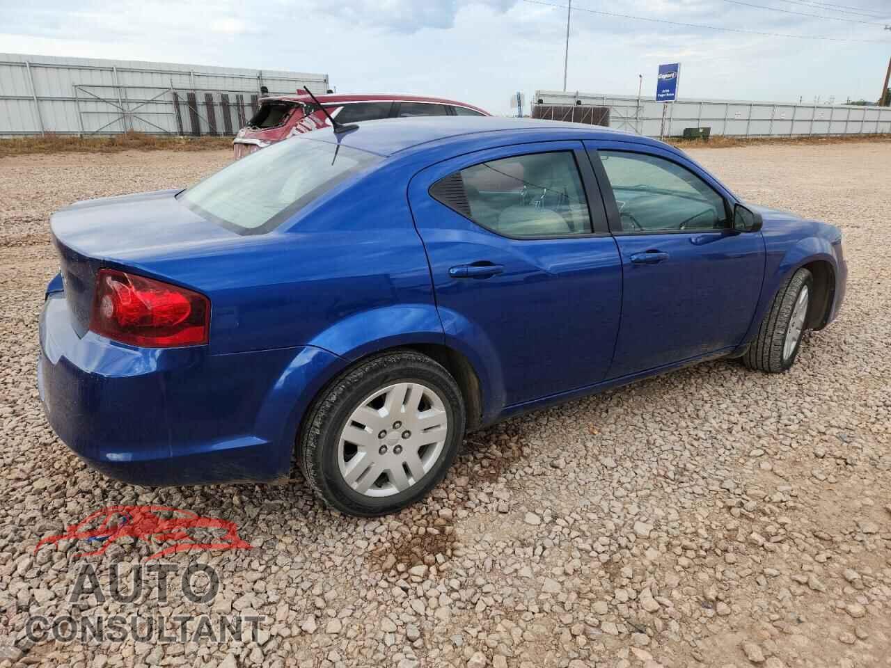 DODGE AVENGER 2013 - 1C3CDZAB8DN512172