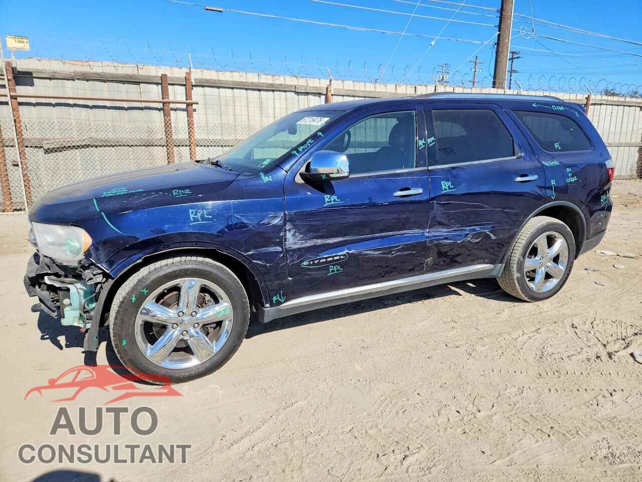 DODGE DURANGO 2012 - 1C4SDJET9CC229768
