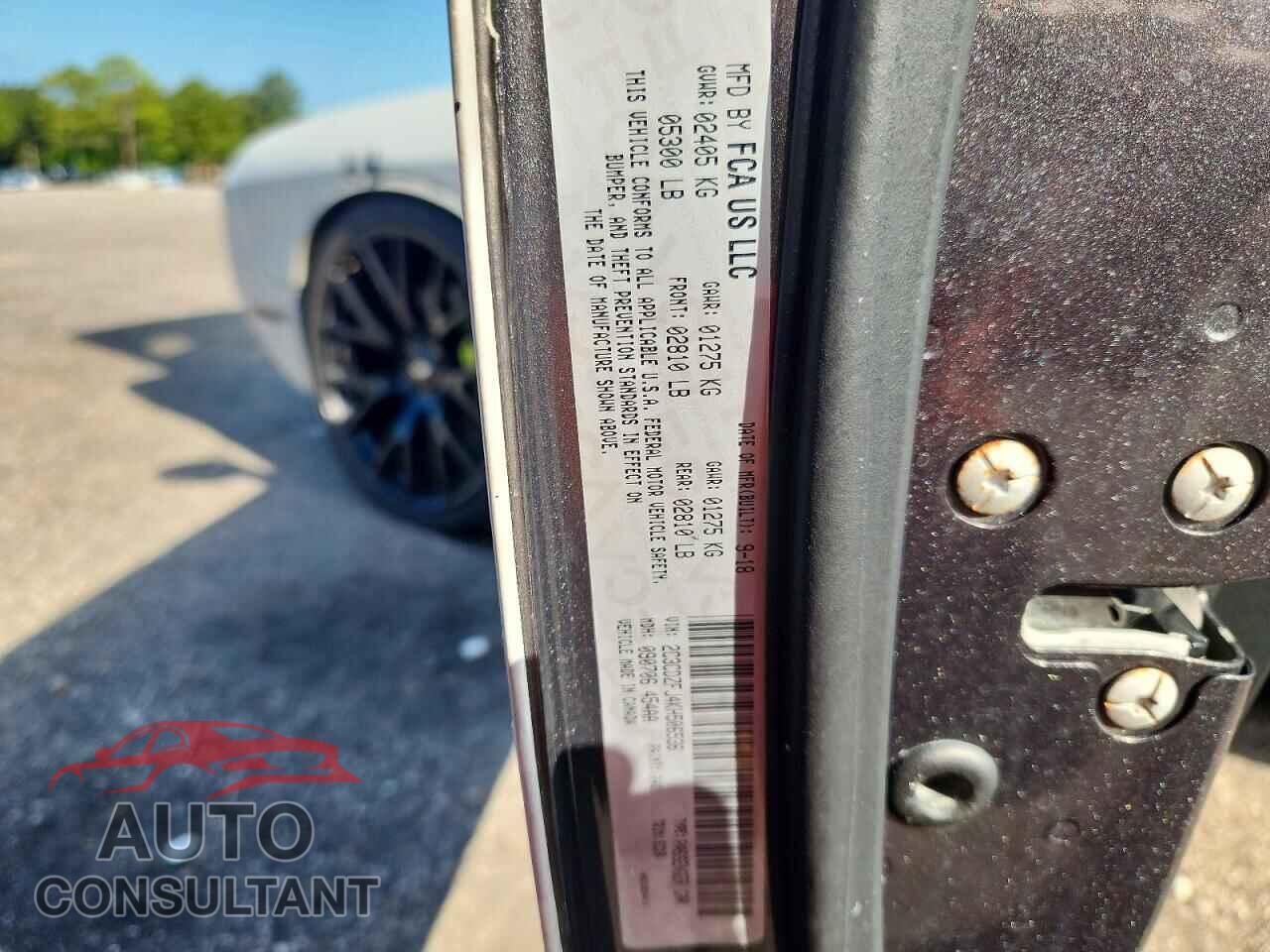 DODGE CHALLENGER 2019 - 2C3CDZFJ4KH506536