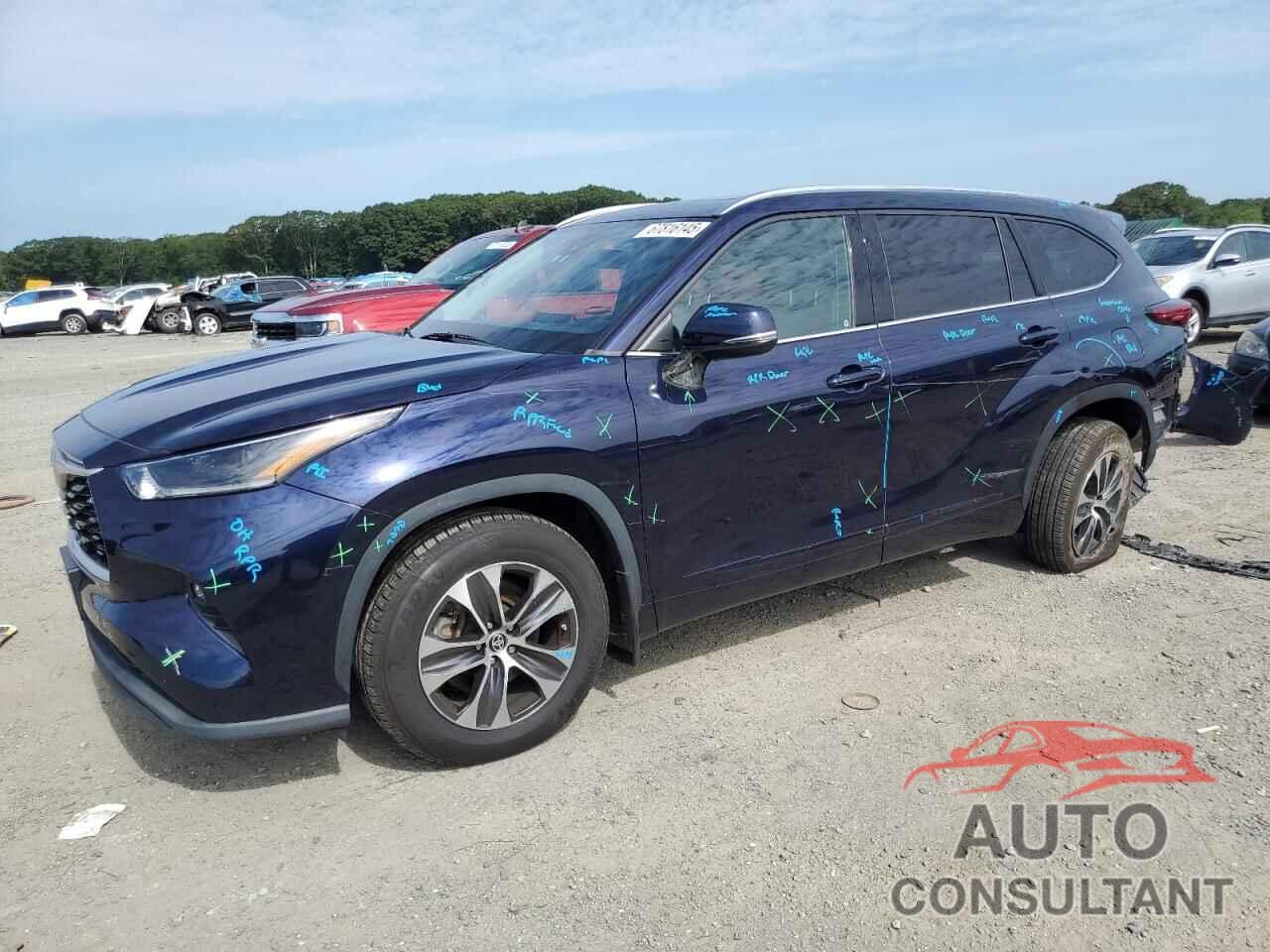 TOYOTA HIGHLANDER 2021 - 5TDGZRBH5MS537994