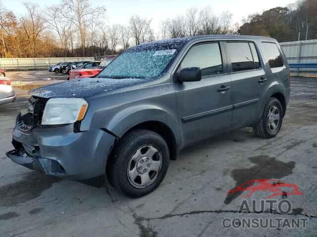 HONDA PILOT 2012 - 5FNYF4H22CB014177