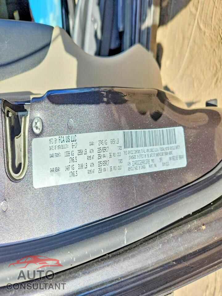 DODGE CARAVAN 2017 - 2C4RDGCG2HR813709