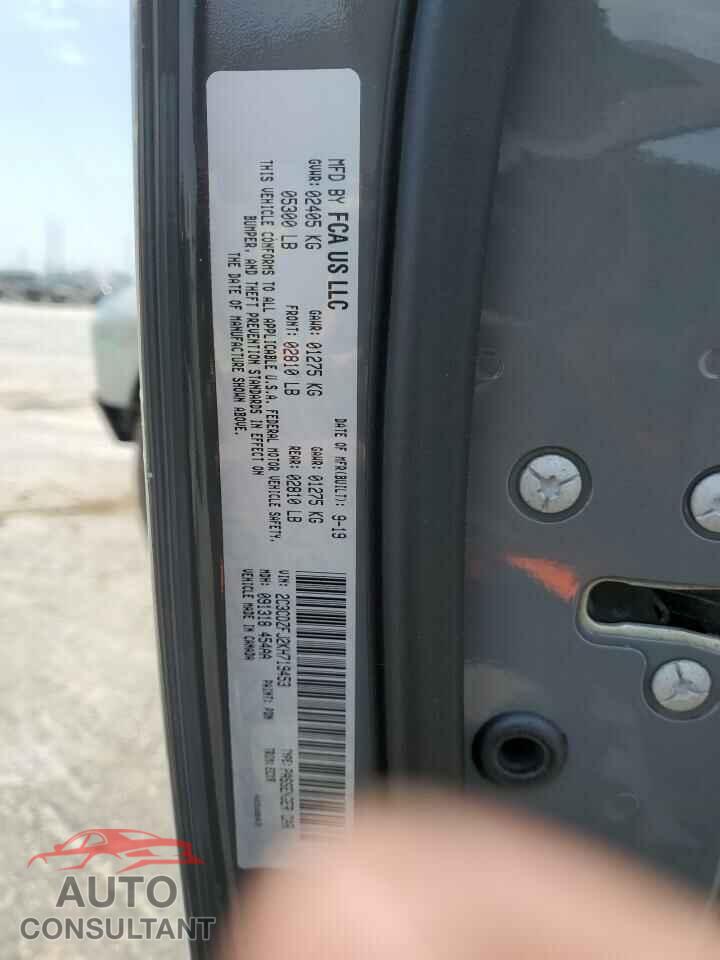 DODGE CHALLENGER 2019 - 2C3CDZFJ2KH719453