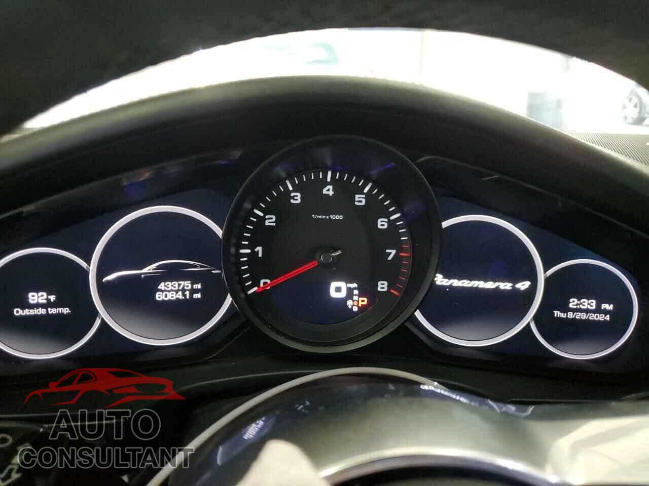 PORSCHE PANAMERA 2019 - WP0AA2A78KL100907