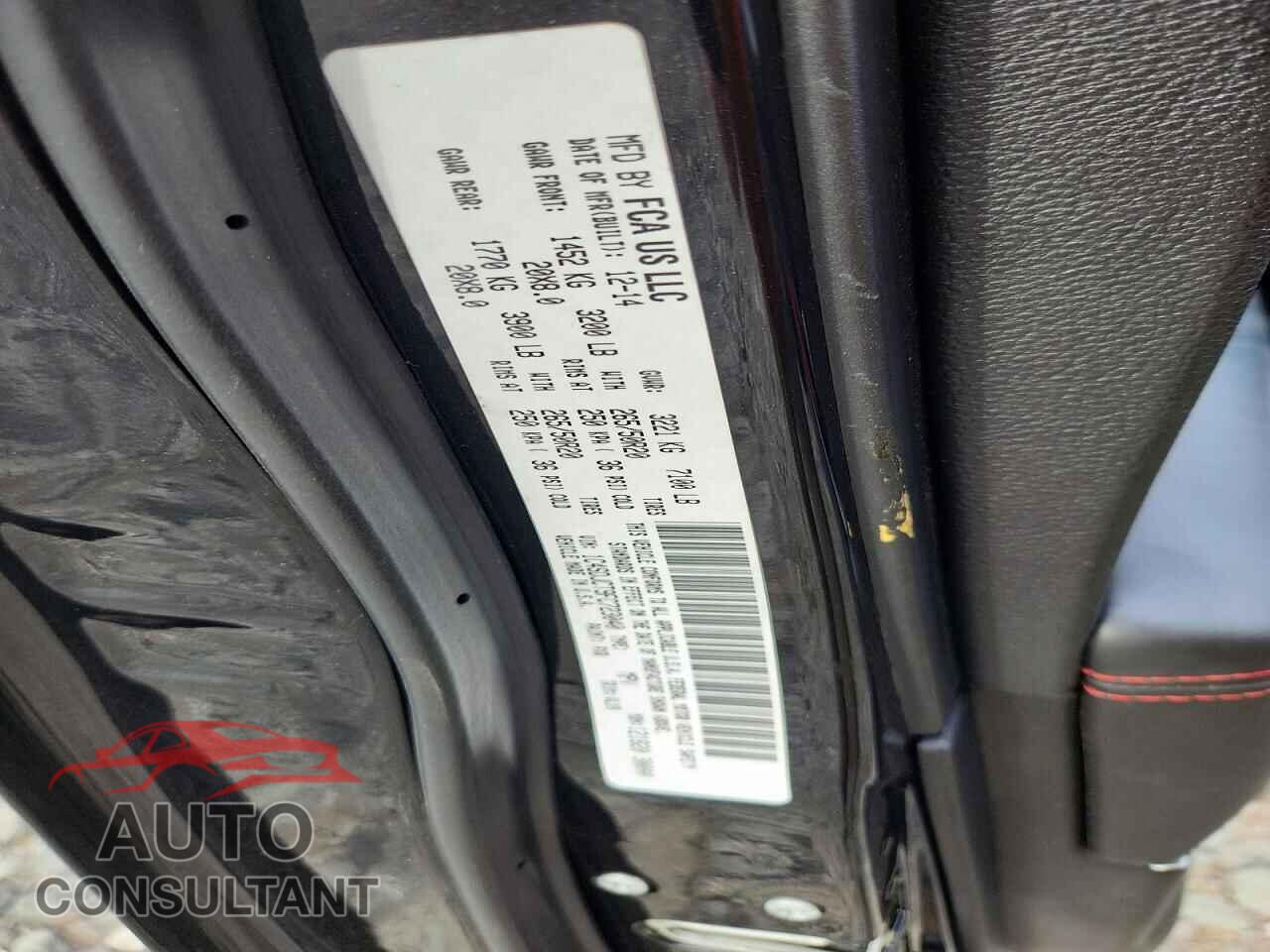 DODGE DURANGO 2015 - 1C4SDJCT9FC723040