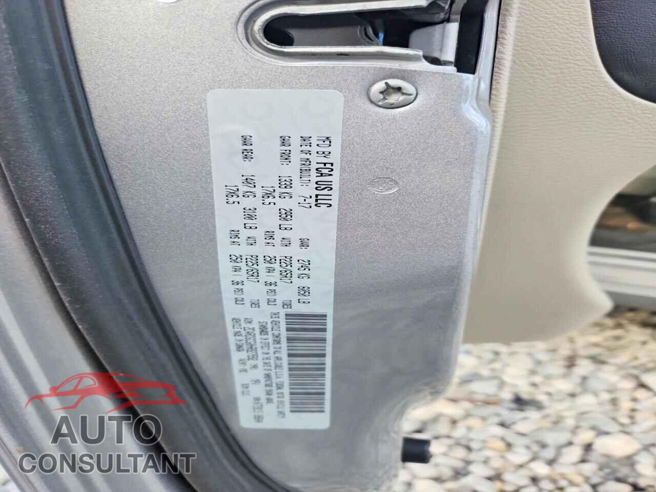DODGE CARAVAN 2017 - 2C4RDGCG0HR827592