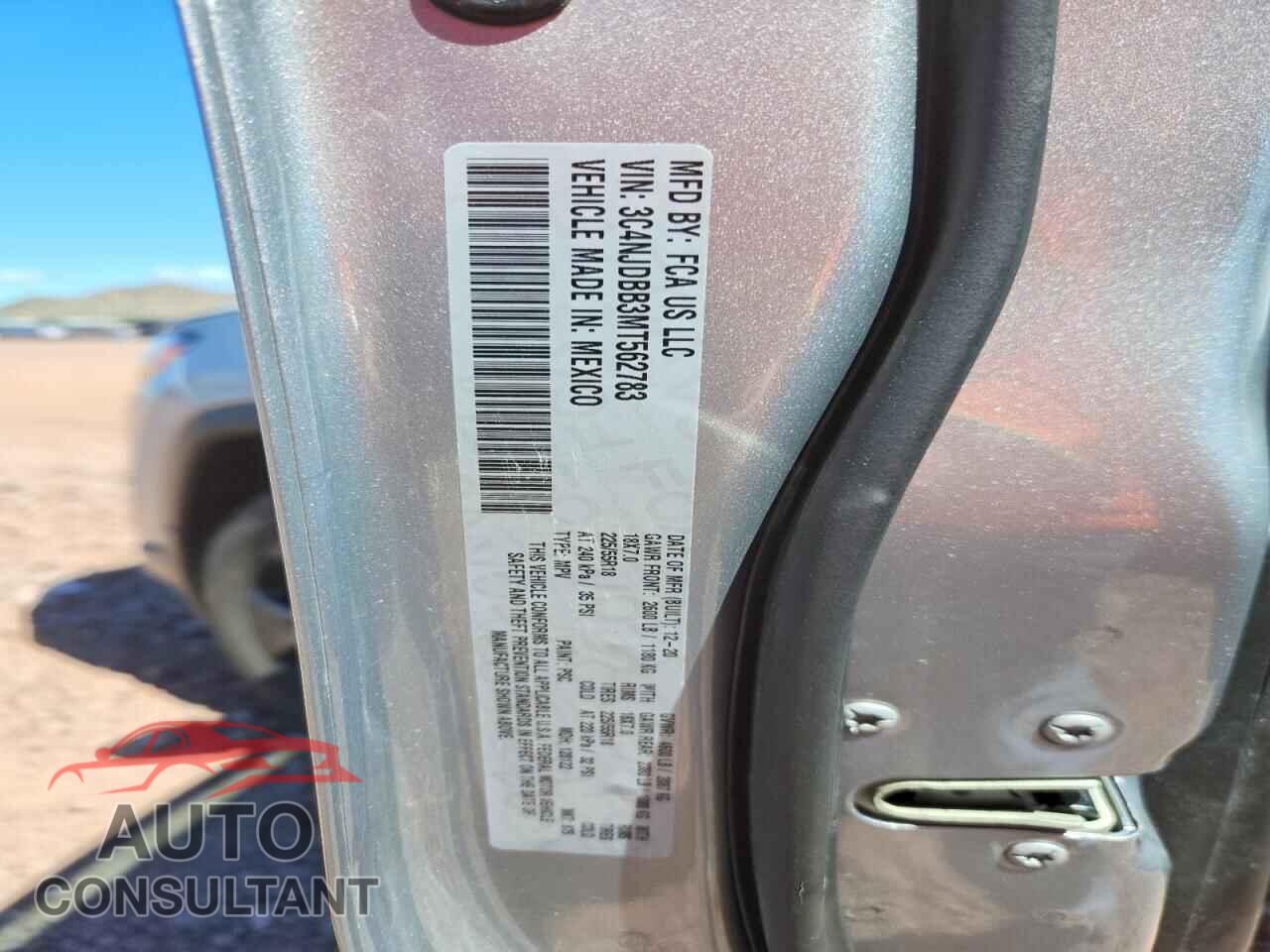 JEEP COMPASS 2021 - 3C4NJDBB3MT562783