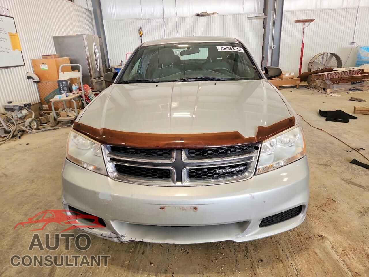 DODGE AVENGER 2012 - 1C3CDZAB7CN128270