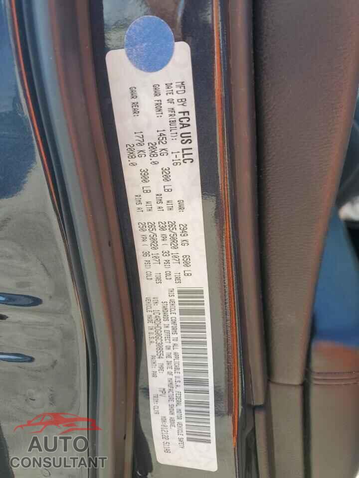 DODGE DURANGO 2016 - 1C4RDHDG0GC308554