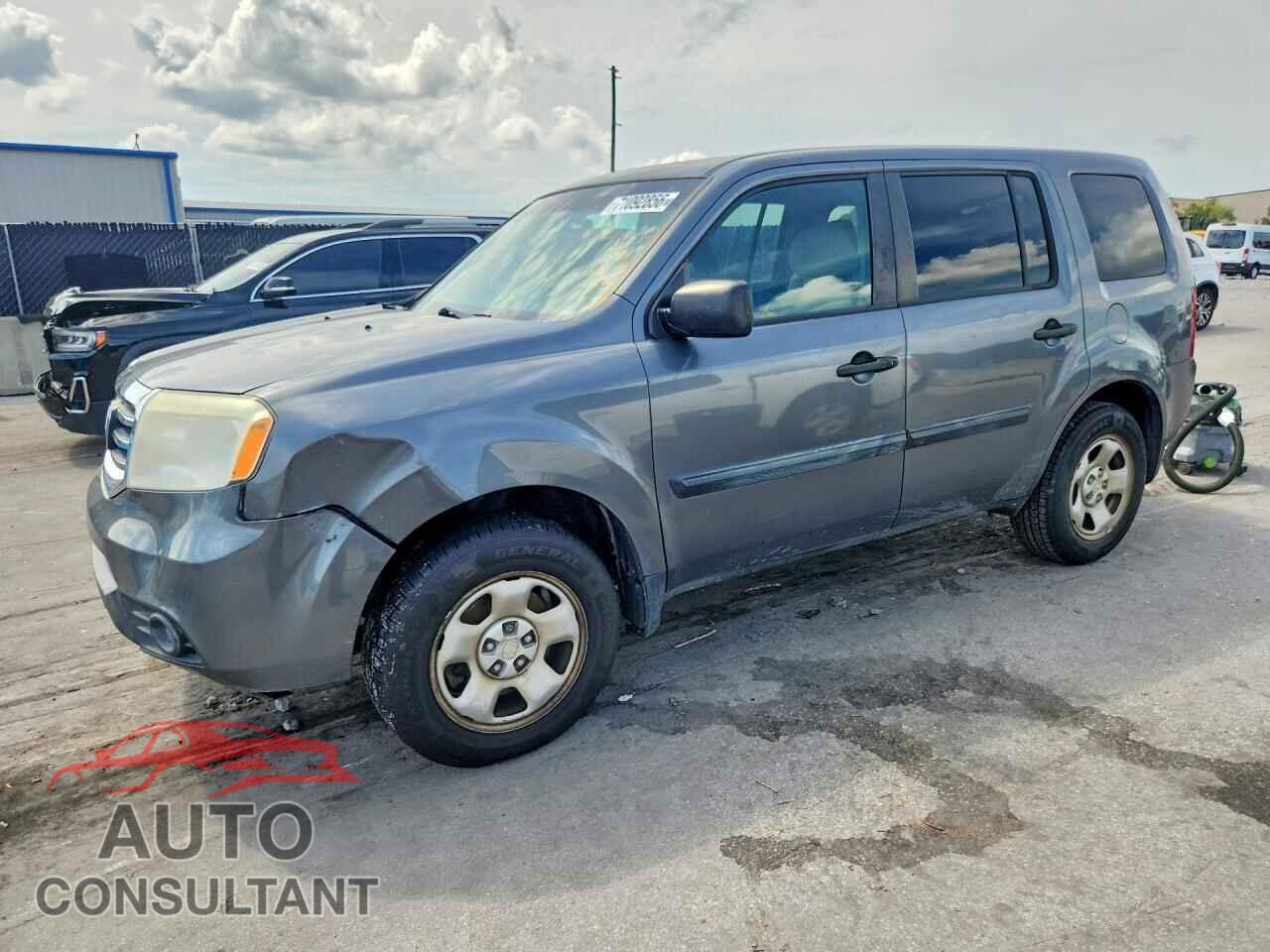 HONDA PILOT 2012 - 5FNYF3H24CB043853