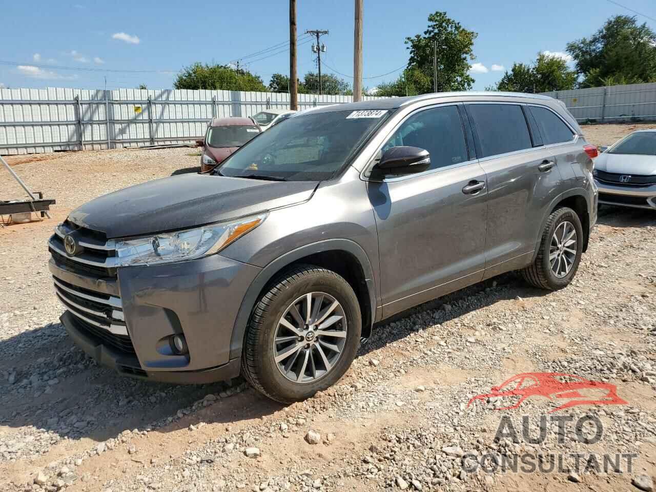 TOYOTA HIGHLANDER 2018 - 5TDKZRFH4JS539493