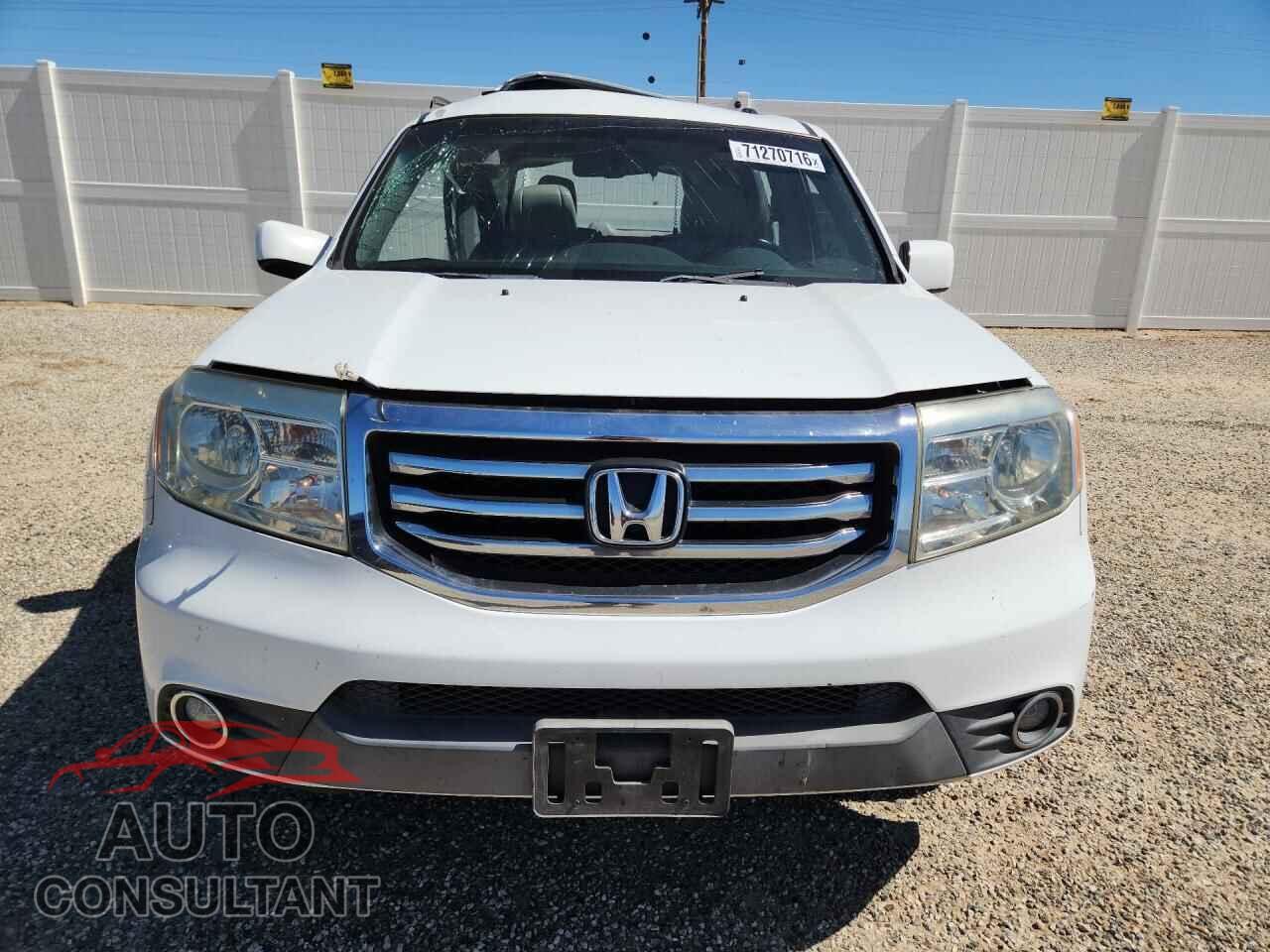 HONDA PILOT 2012 - 5FNYF3H75CB030640