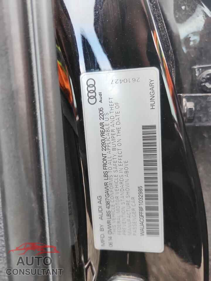 AUDI A3 2015 - WAUACGFF8F1032985