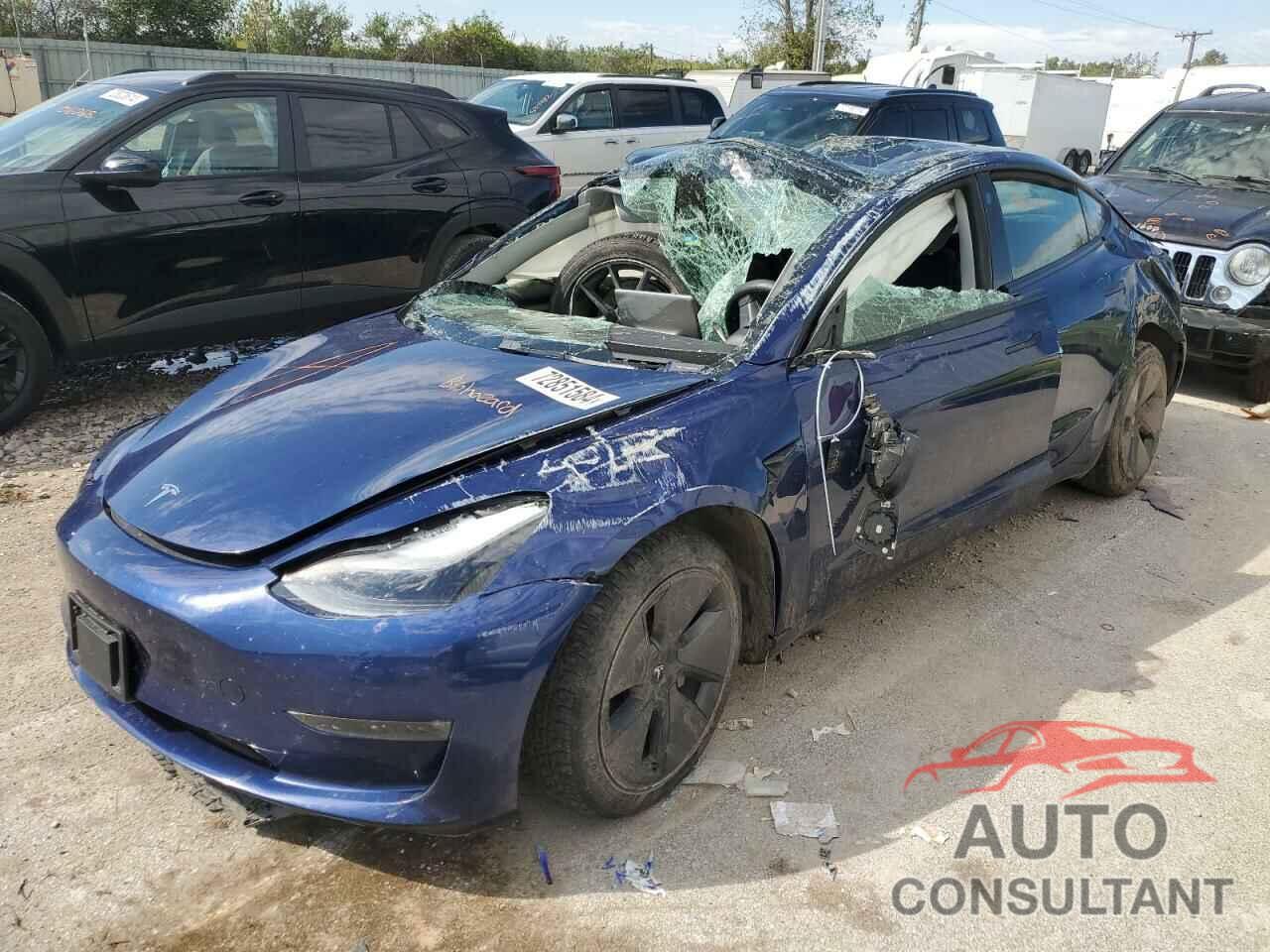 TESLA MODEL 3 2022 - 5YJ3E1EB1NF192164