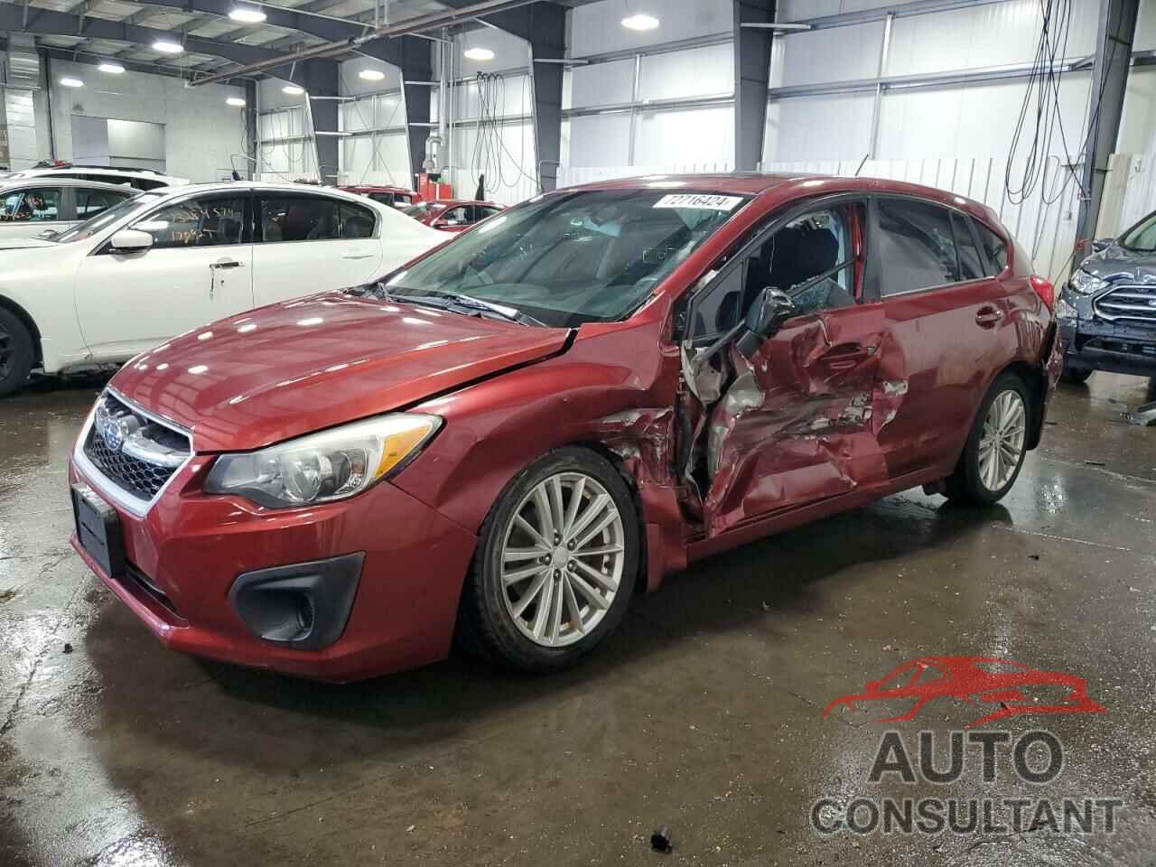 SUBARU IMPREZA 2014 - JF1GPAD65E8284495