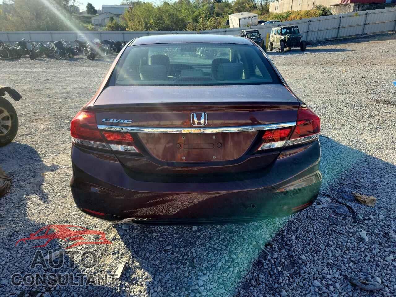 HONDA CIVIC 2013 - 19XFB2F54DE024088