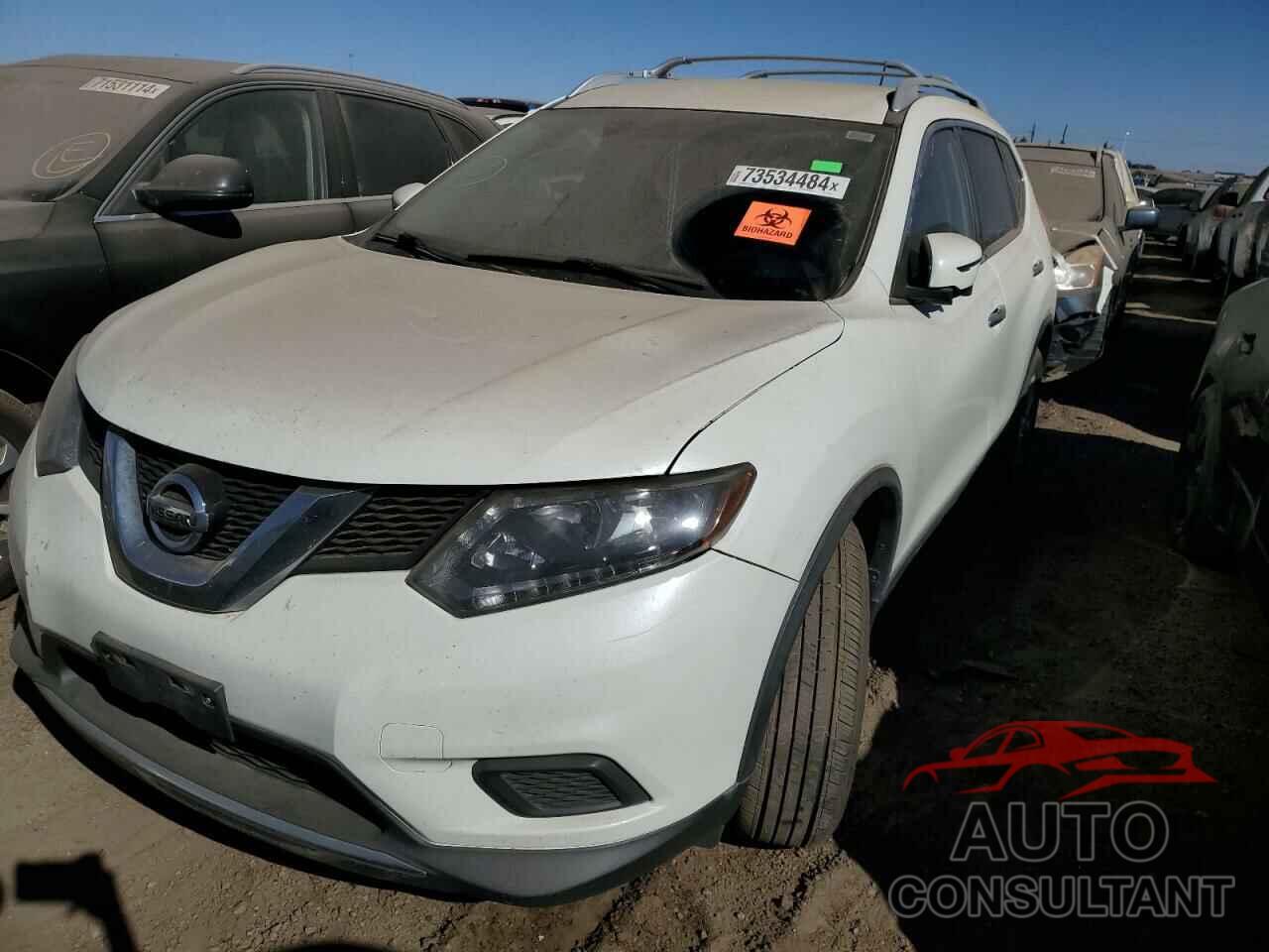 NISSAN ROGUE 2016 - KNMAT2MVXGP614164