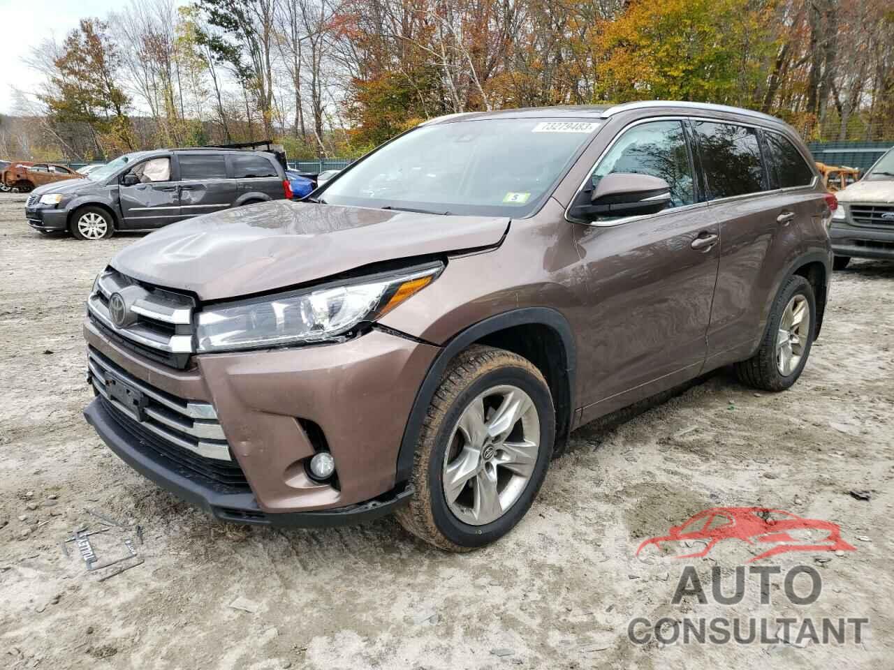 TOYOTA HIGHLANDER 2018 - 5TDDZRFHXJS822859