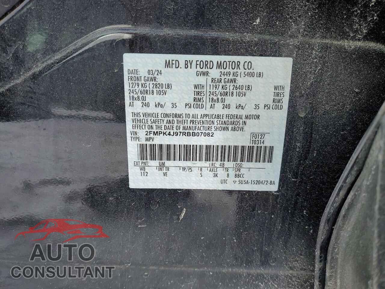 FORD EDGE 2024 - 2FMPK4J97RBB07082