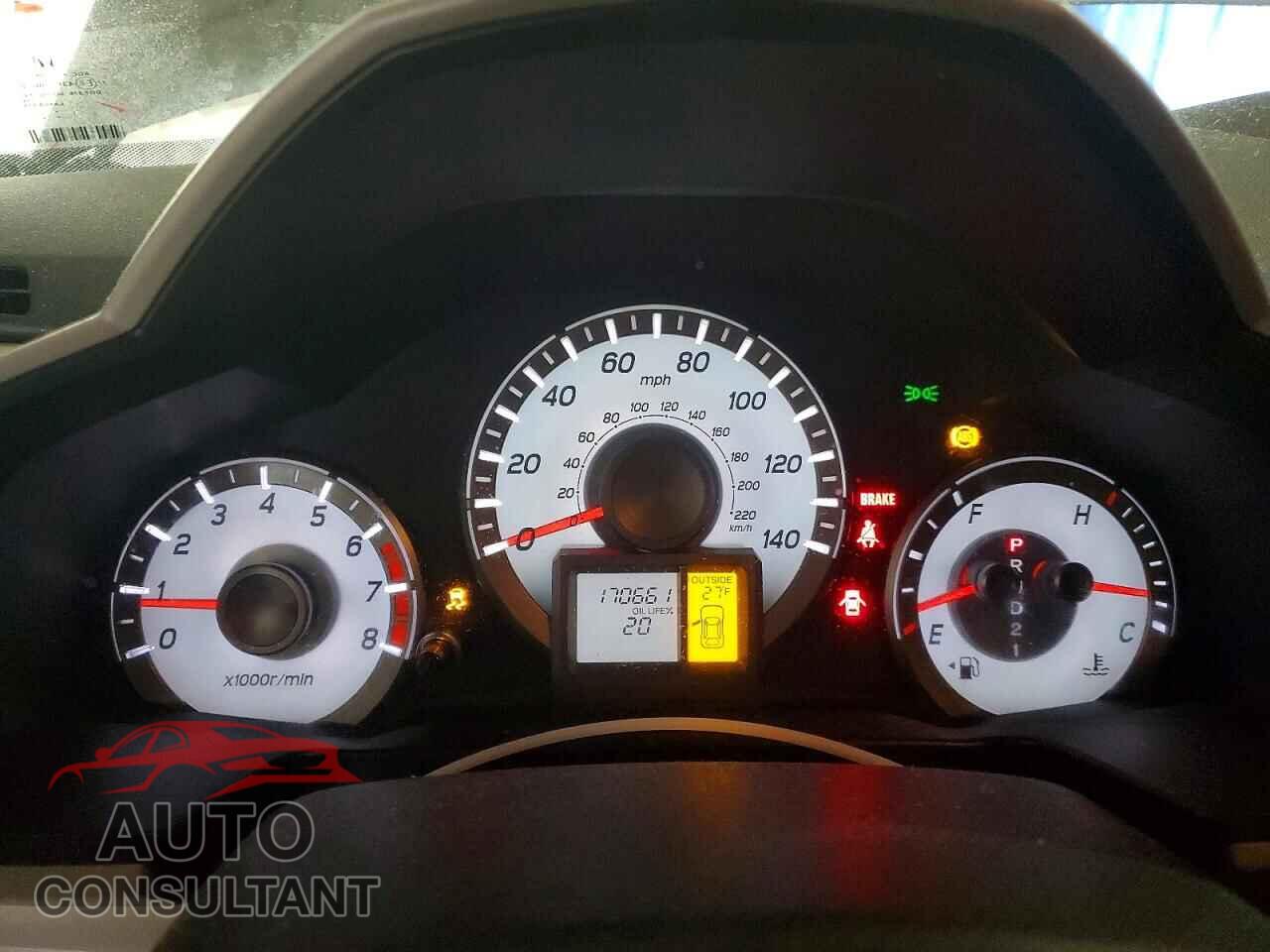 HONDA PILOT 2012 - 5FNYF4H56CB073422