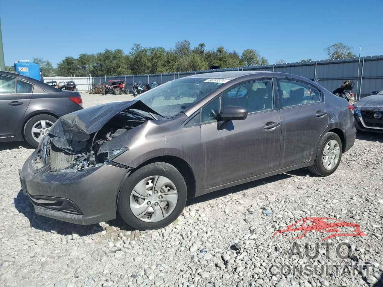 HONDA CIVIC 2014 - 19XFB2F51EE021537