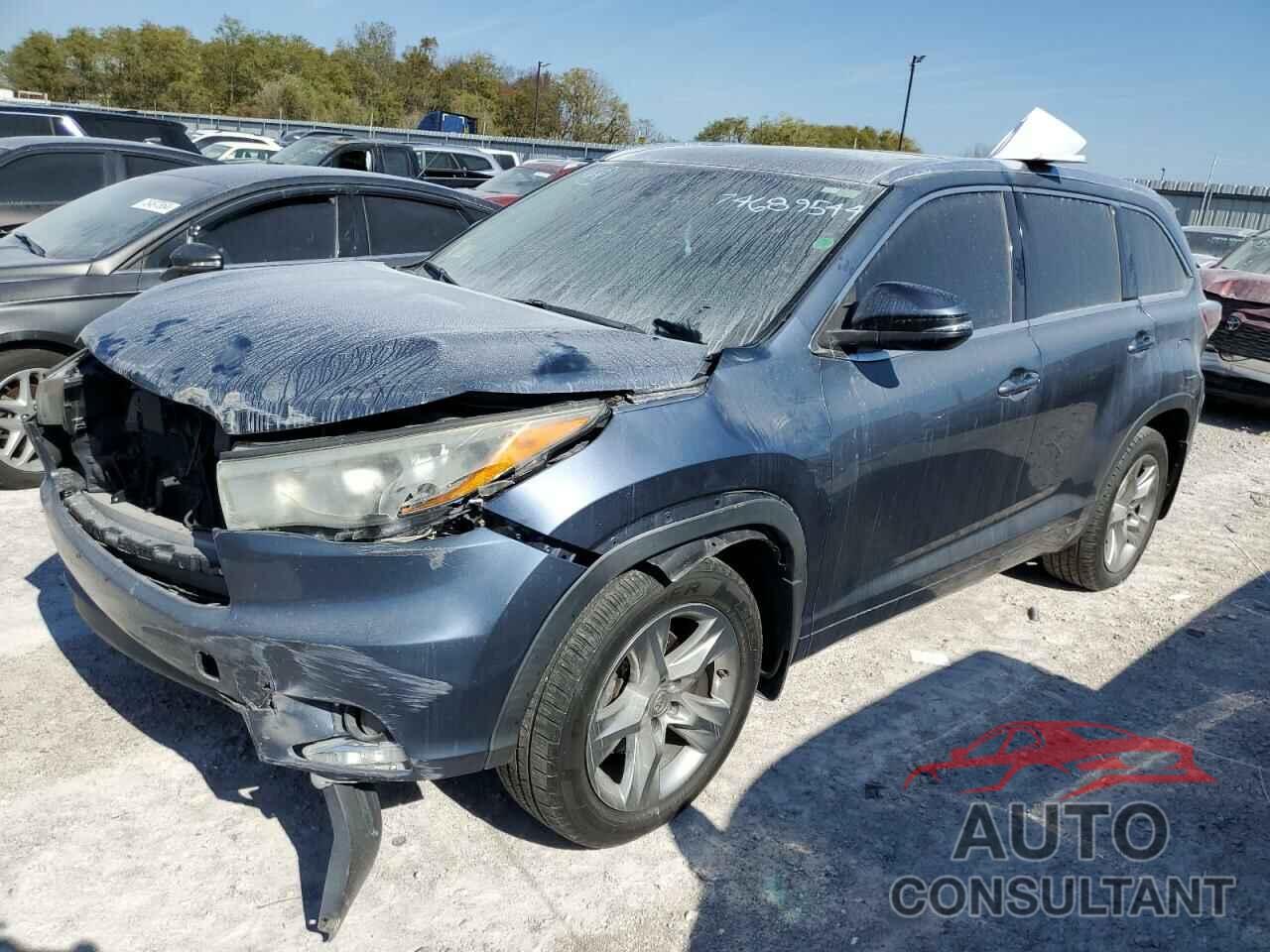 TOYOTA HIGHLANDER 2014 - 5TDDKRFH4ES063975