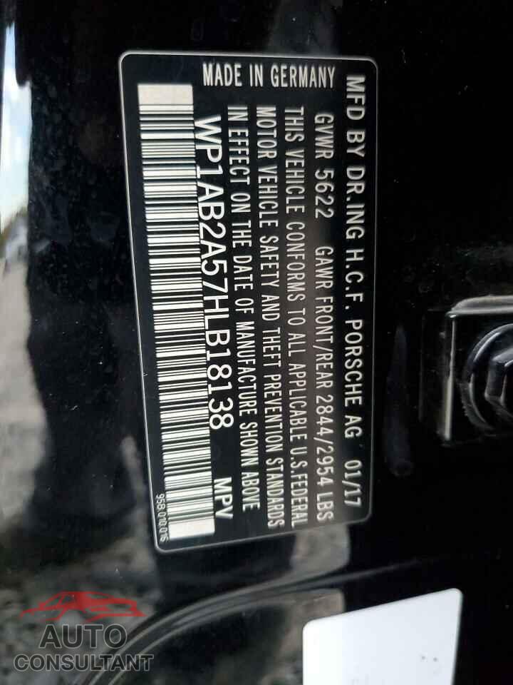 PORSCHE MACAN 2017 - WP1AB2A57HLB18138