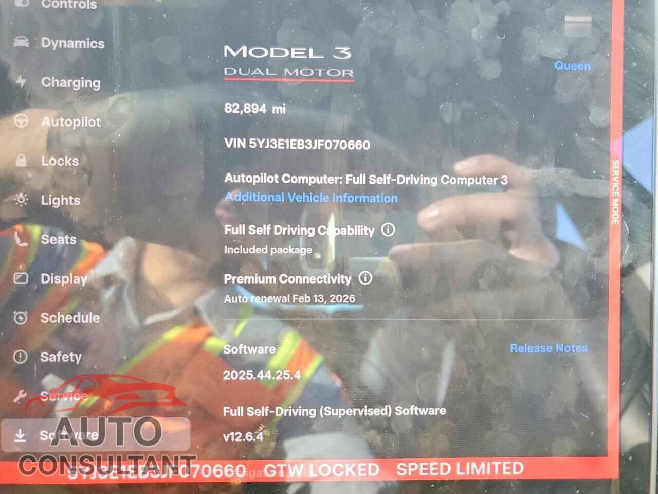 TESLA MODEL 3 2018 - 5YJ3E1EB3JF070660