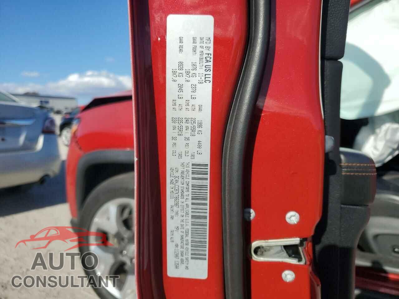 JEEP COMPASS 2019 - 3C4NJCCB7KT662987