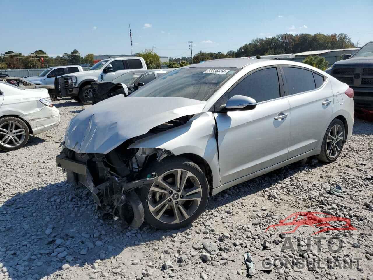 HYUNDAI ELANTRA 2017 - KMHD84LF5HU146959