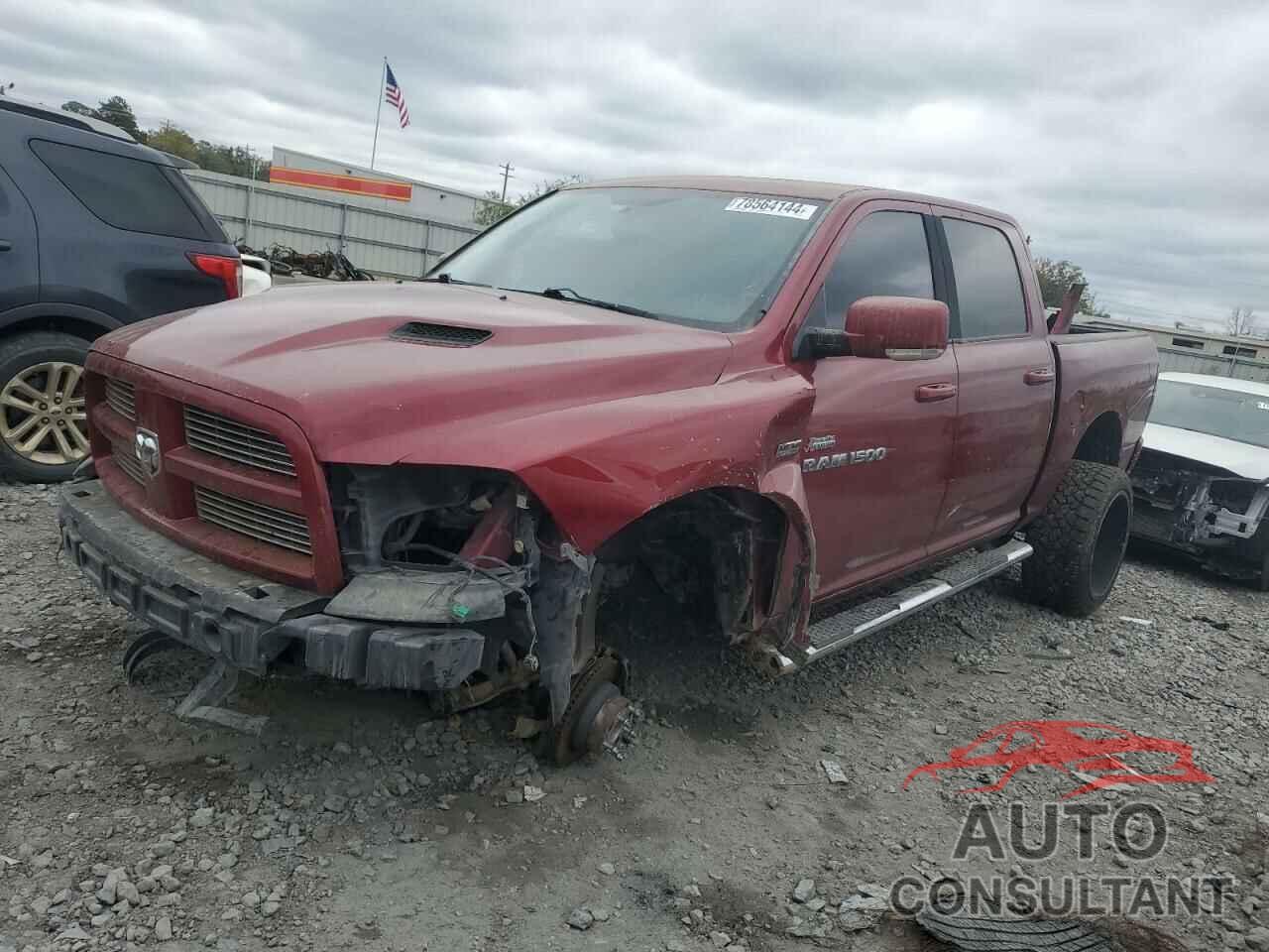 DODGE RAM 1500 2012 - 1C6RD7MT2CS270064