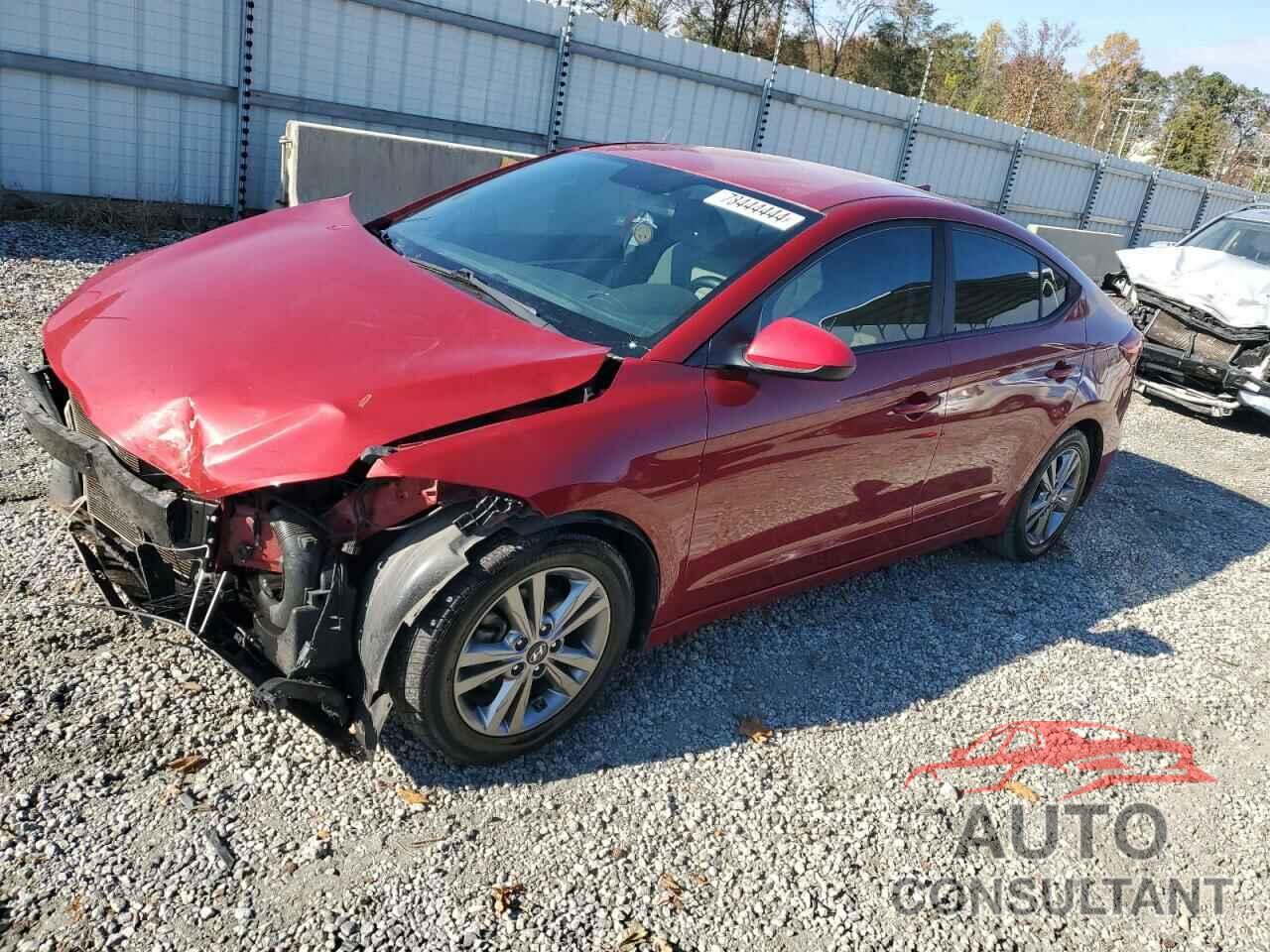 HYUNDAI ELANTRA 2017 - KMHD84LF3HU063479