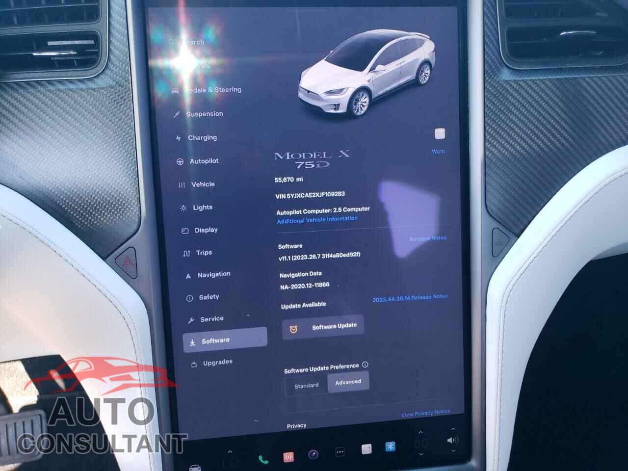 TESLA MODEL X 2018 - 5YJXCAE2XJF109283