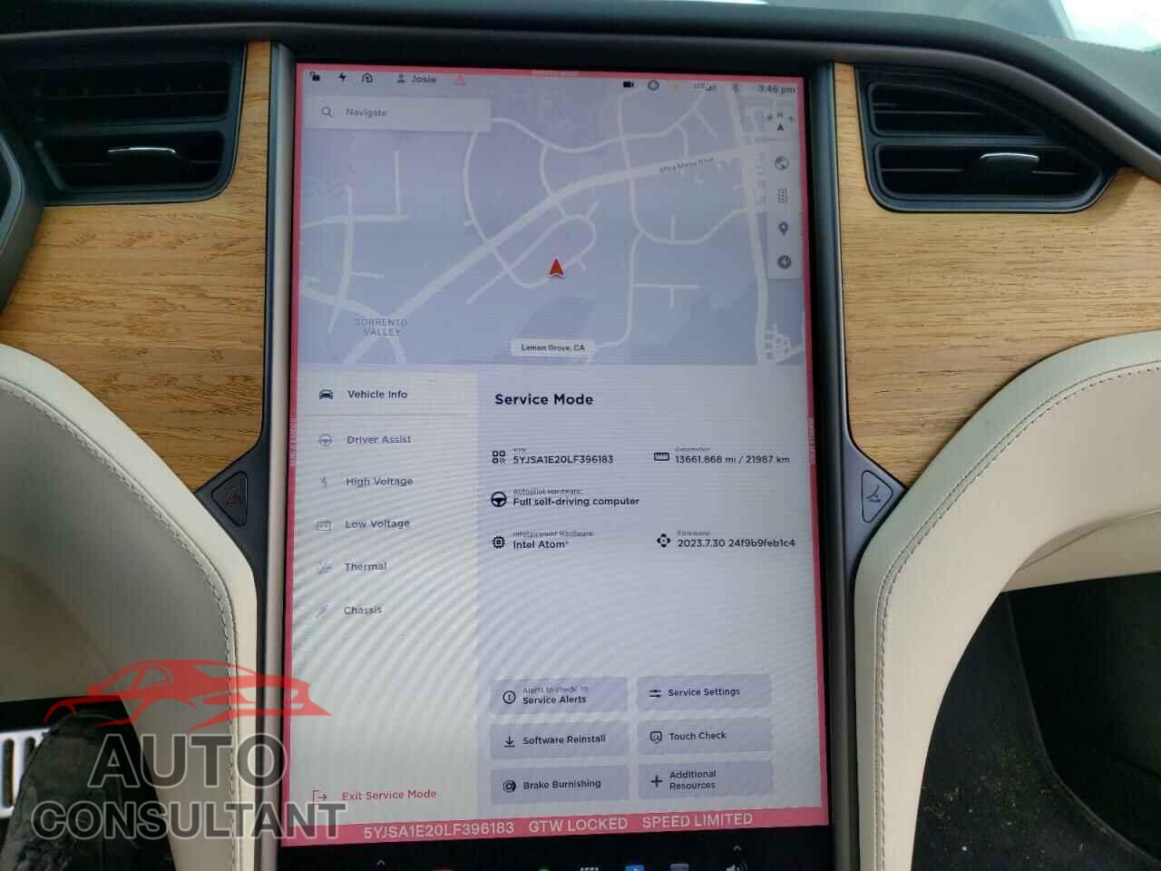 TESLA MODEL S 2020 - 5YJSA1E20LF396183