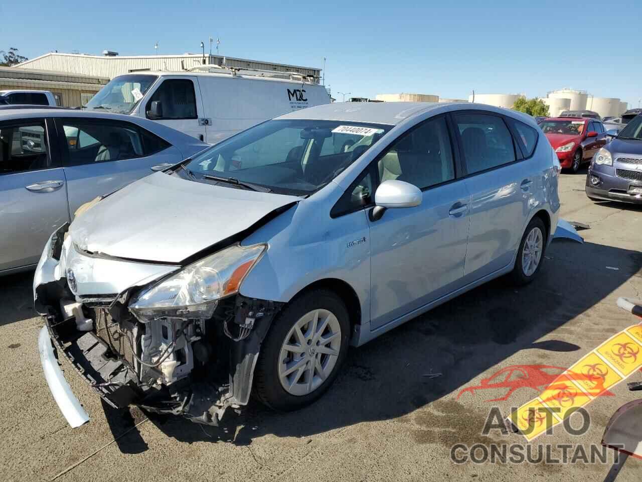 TOYOTA PRIUS 2012 - JTDZN3EU8C3077479