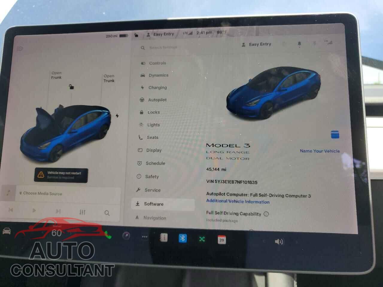 TESLA MODEL 3 2022 - 5YJ3E1EB7NF101835