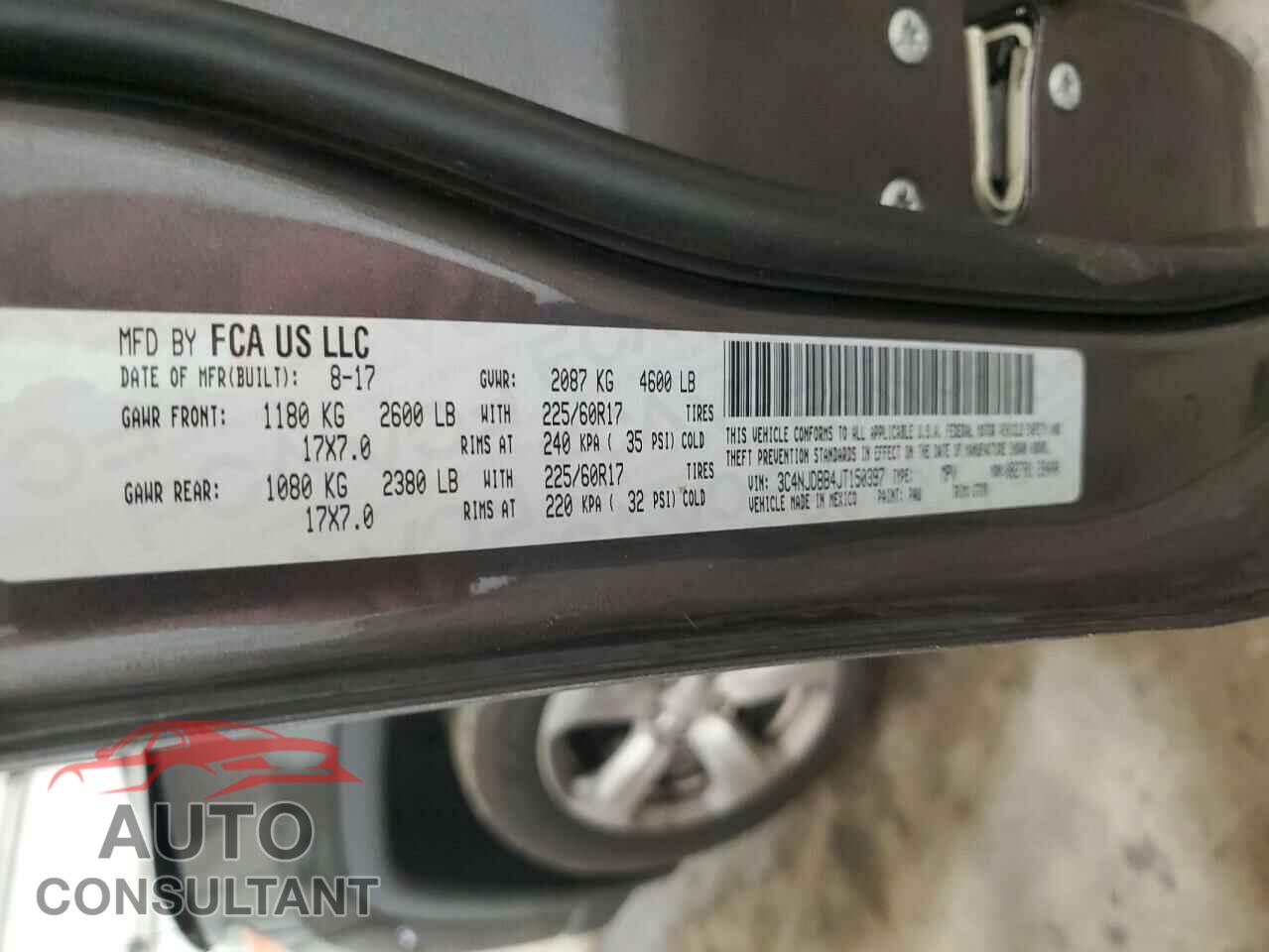 JEEP COMPASS 2018 - 3C4NJDBB4JT150397