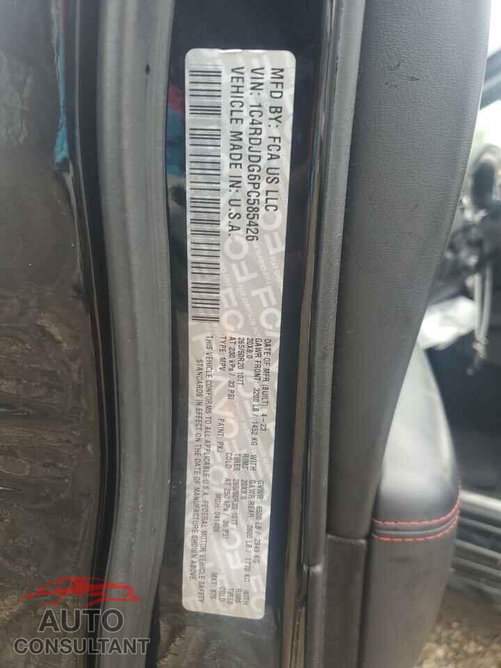DODGE DURANGO 2023 - 1C4RDJDG6PC585426