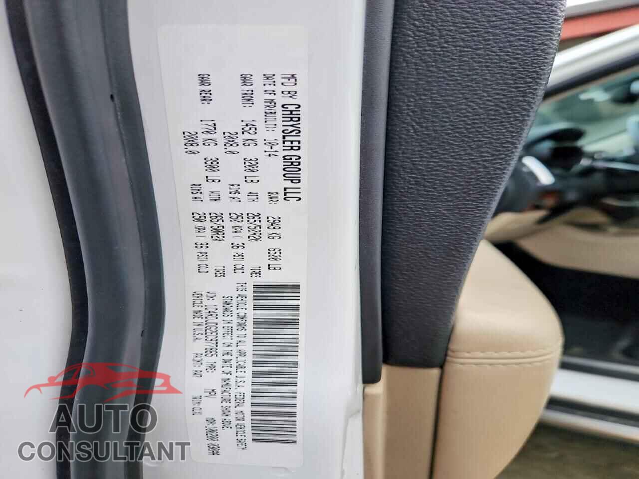 DODGE DURANGO 2014 - 1C4RDJDG2EC977865