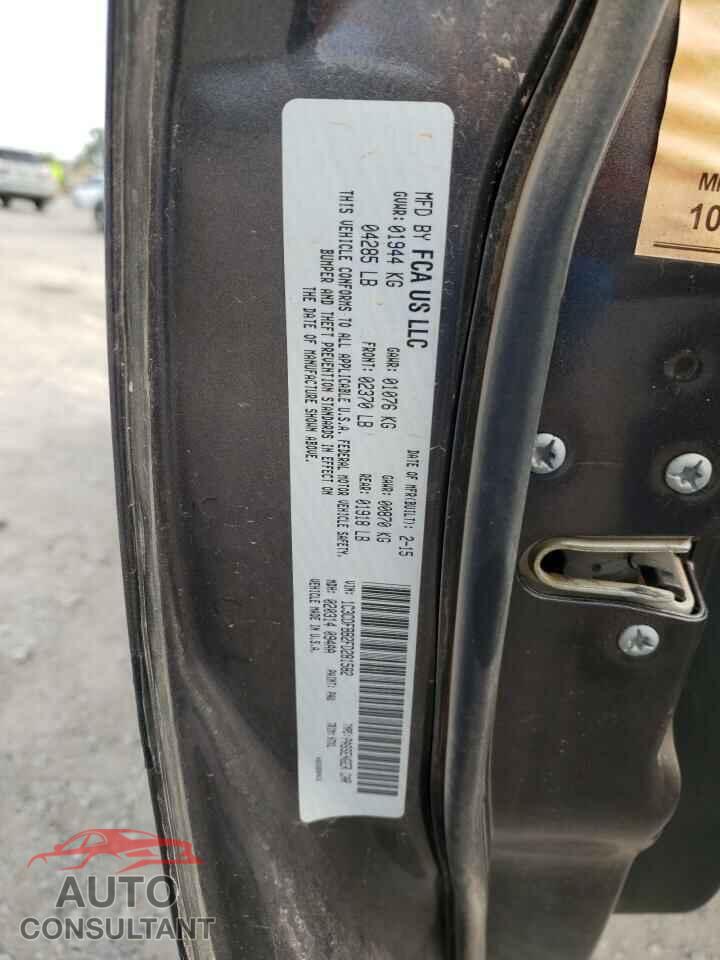 DODGE DART 2015 - 1C3CDFBB2FD281582