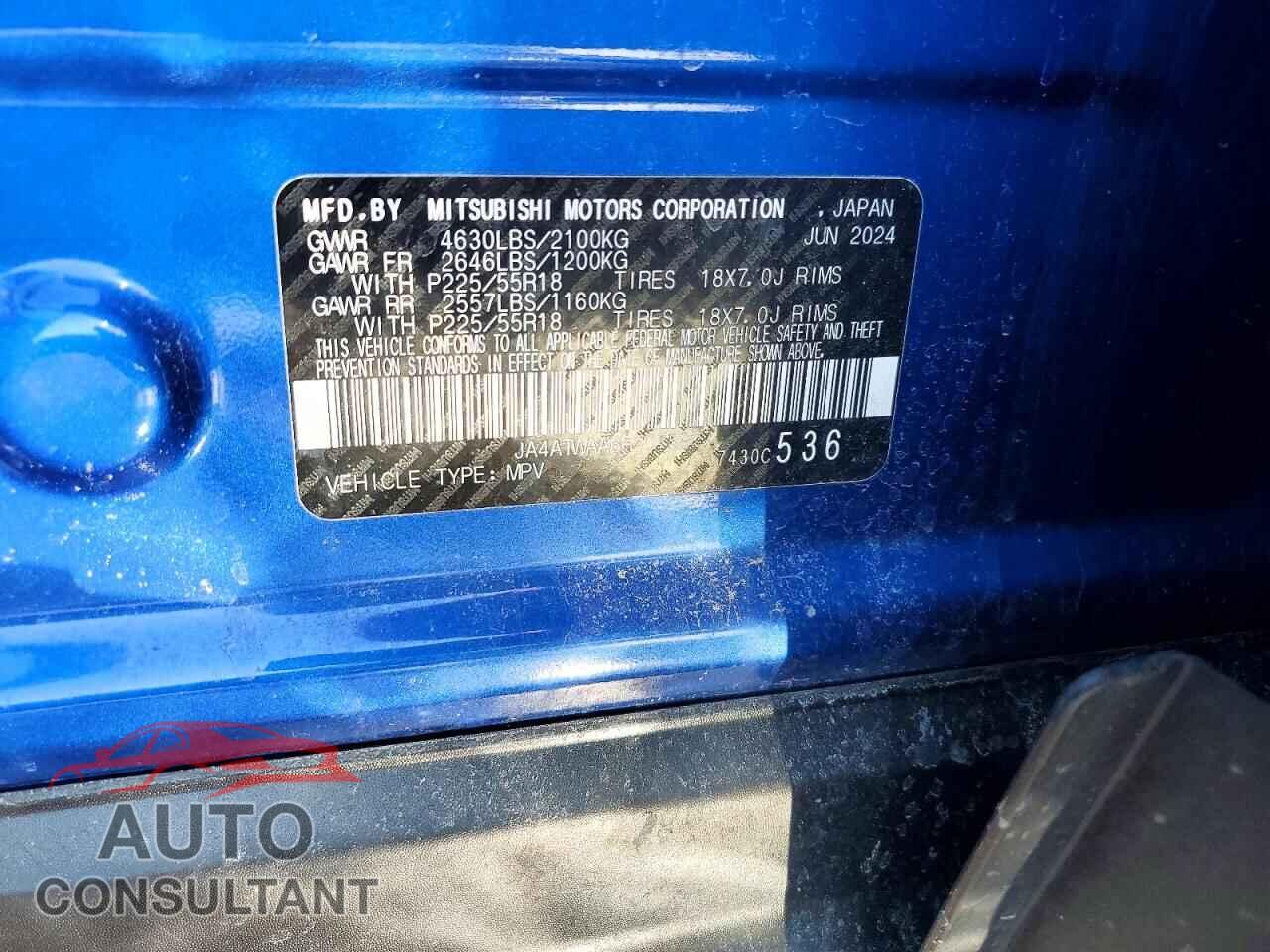 MITSUBISHI ECLIPSE 2024 - JA4ATWAA6RZ075827