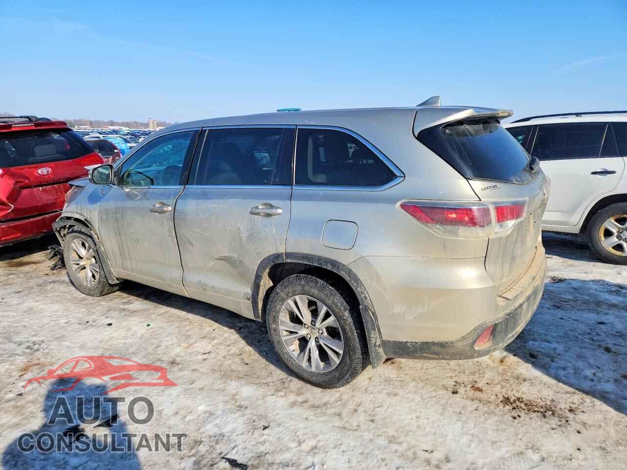 TOYOTA HIGHLANDER 2015 - 5TDBKRFH0FS149342