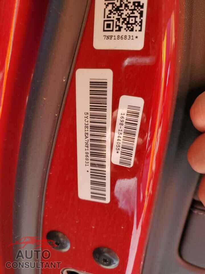 TESLA MODEL 3 2022 - 5YJ3E1EA7NF186831