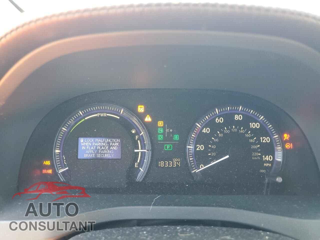 LEXUS HS 2010 - JTHBB1BA1A2012001