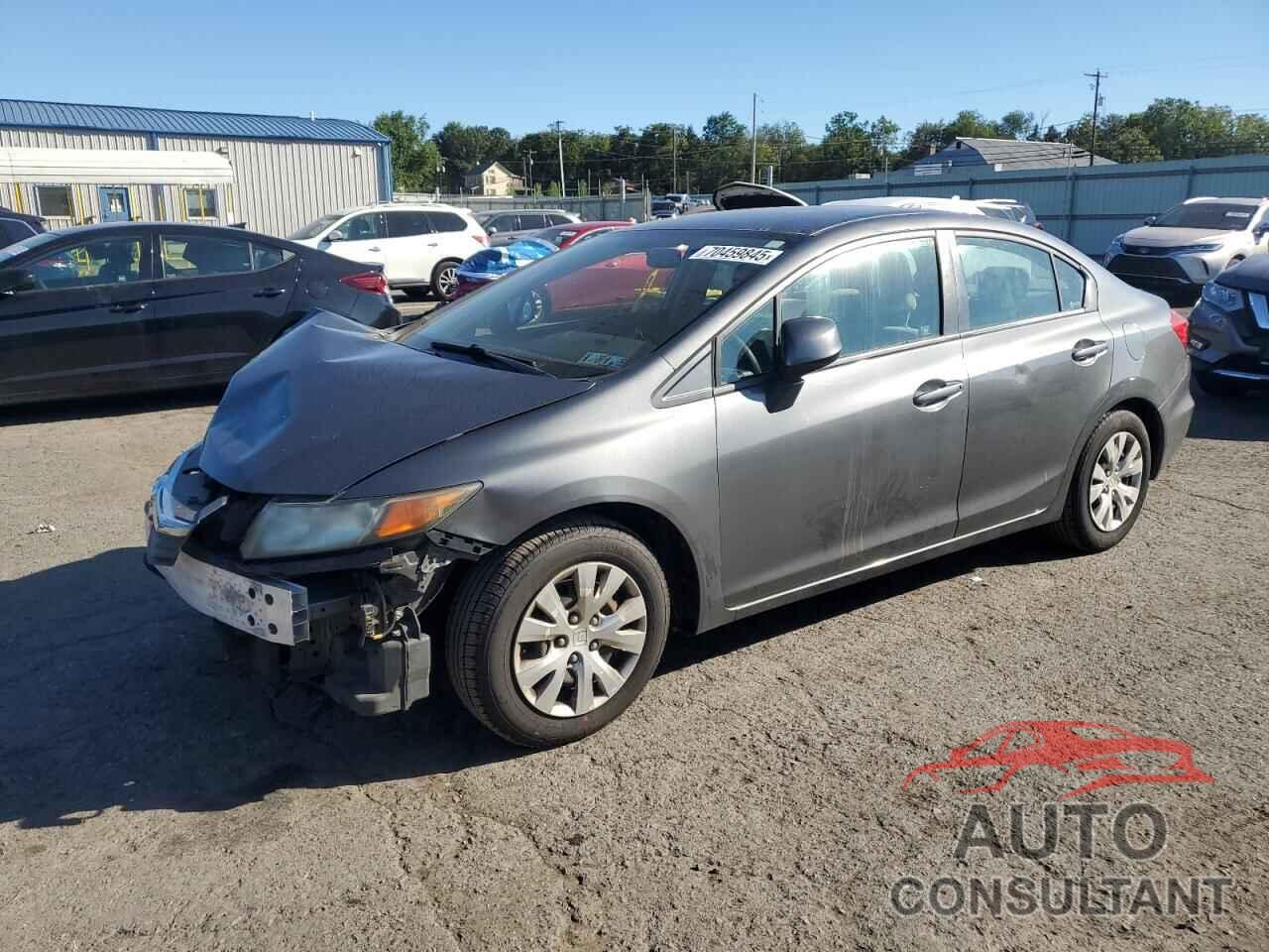HONDA CIVIC 2012 - 19XFB2F54CE370110